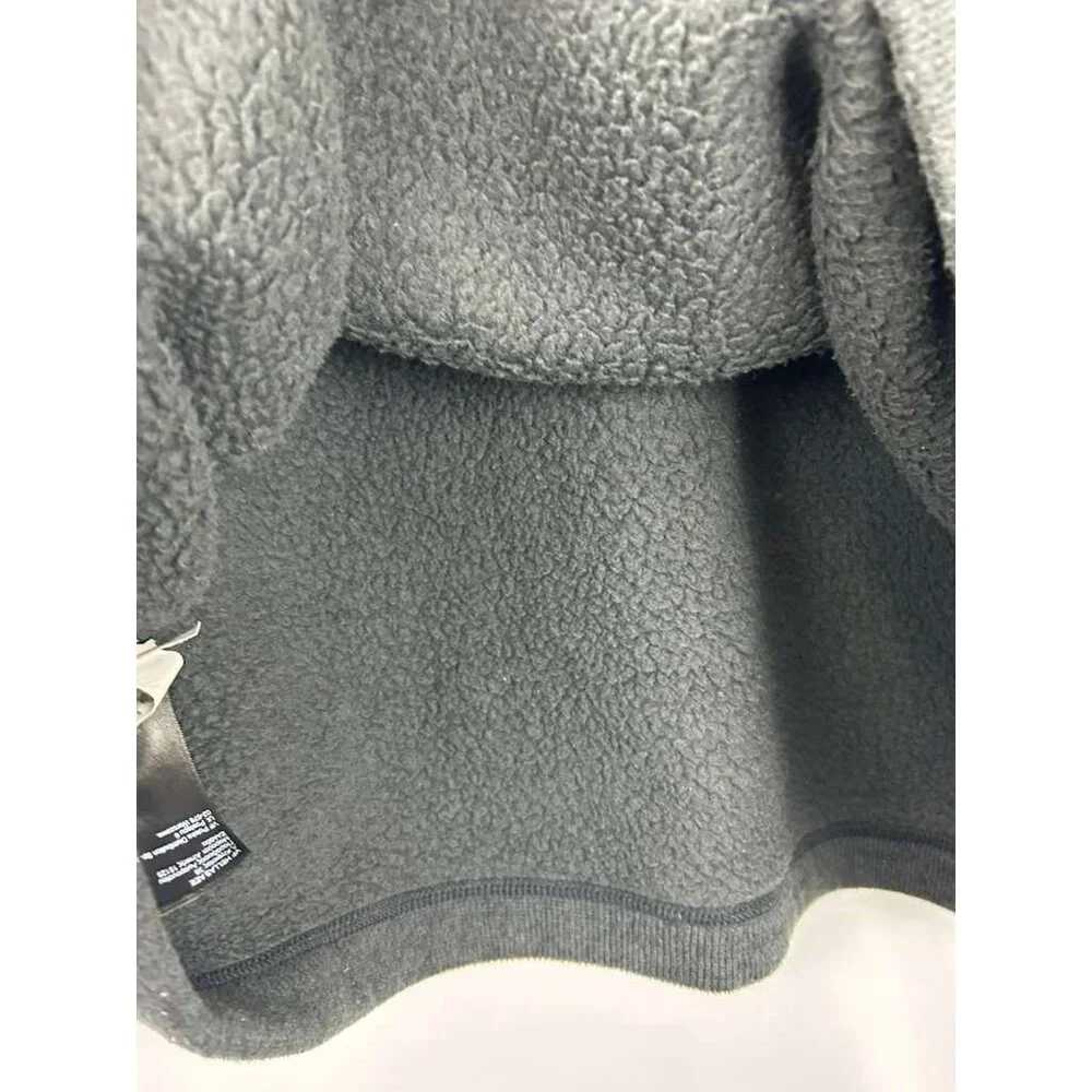 The North Face Men's XXL Hoodie 1/4 Button Sweatshirt Charcoal Gray